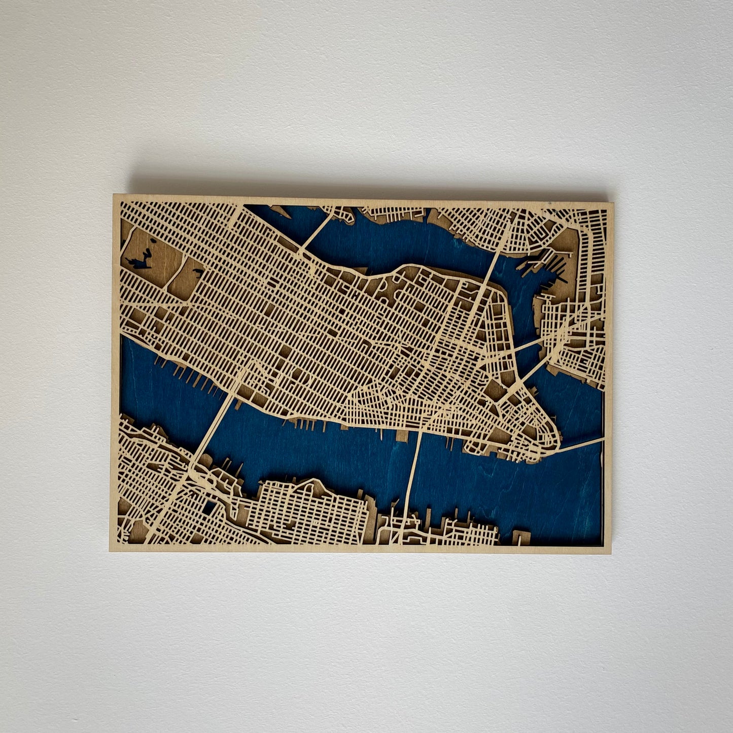 Custom 3D Wooden Map