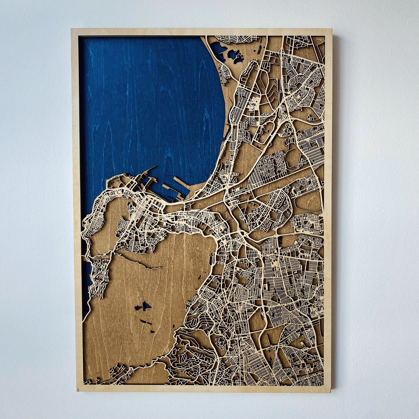 Custom 3D Wooden Map